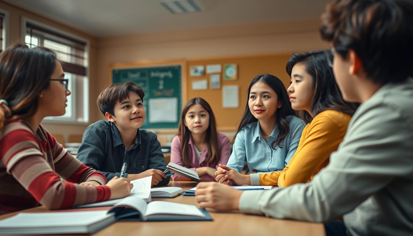 Modern university campus for students